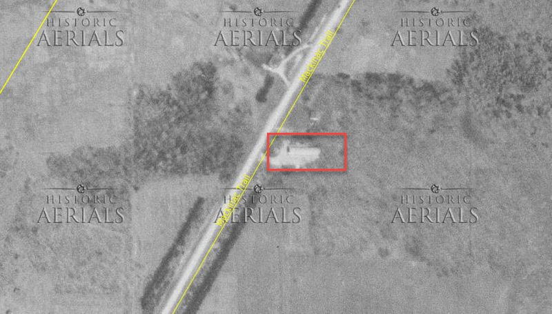 North Gate Motel (North-Gate Motel) - 1955 Aerial
